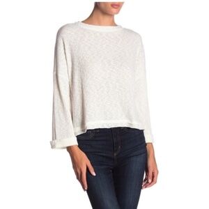 Abound Cuffed Sleeve Ribbed Top